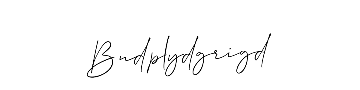 Bndplydgrigd stylish signature style. Best Handwritten Sign (Allison_Script) for my name. Handwritten Signature Collection Ideas for my name Bndplydgrigd. Bndplydgrigd signature style 2 images and pictures png