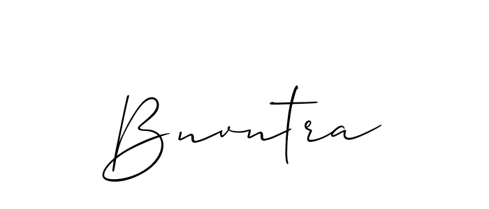 How to make Bnvntra name signature. Use Allison_Script style for creating short signs online. This is the latest handwritten sign. Bnvntra signature style 2 images and pictures png