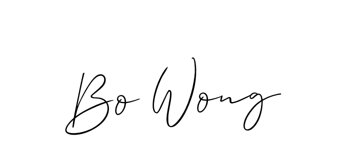 This is the best signature style for the Bo Wong name. Also you like these signature font (Allison_Script). Mix name signature. Bo Wong signature style 2 images and pictures png