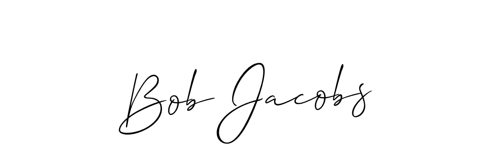 Best and Professional Signature Style for Bob Jacobs. Allison_Script Best Signature Style Collection. Bob Jacobs signature style 2 images and pictures png