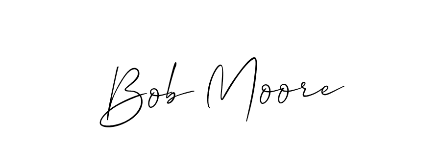 Make a beautiful signature design for name Bob Moore. With this signature (Allison_Script) style, you can create a handwritten signature for free. Bob Moore signature style 2 images and pictures png