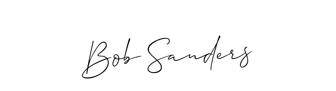 Allison_Script is a professional signature style that is perfect for those who want to add a touch of class to their signature. It is also a great choice for those who want to make their signature more unique. Get Bob Sanders name to fancy signature for free. Bob Sanders signature style 2 images and pictures png