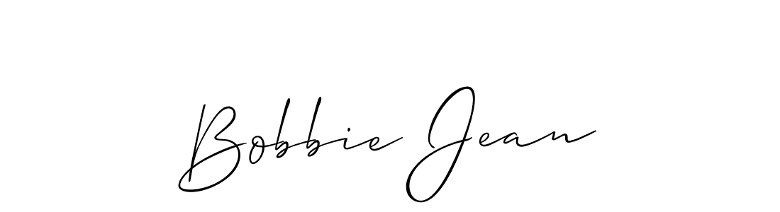 Best and Professional Signature Style for Bobbie Jean. Allison_Script Best Signature Style Collection. Bobbie Jean signature style 2 images and pictures png