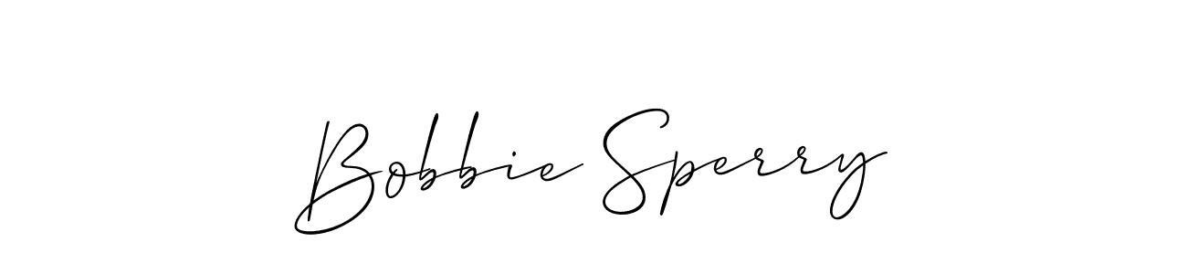 Make a beautiful signature design for name Bobbie Sperry. Use this online signature maker to create a handwritten signature for free. Bobbie Sperry signature style 2 images and pictures png