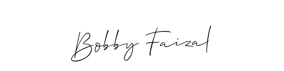 Also You can easily find your signature by using the search form. We will create Bobby Faizal name handwritten signature images for you free of cost using Allison_Script sign style. Bobby Faizal signature style 2 images and pictures png