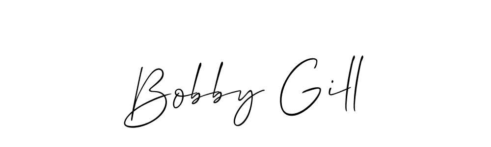 Here are the top 10 professional signature styles for the name Bobby Gill. These are the best autograph styles you can use for your name. Bobby Gill signature style 2 images and pictures png