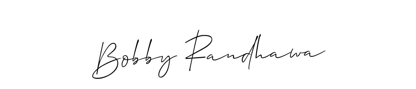 Also You can easily find your signature by using the search form. We will create Bobby Randhawa name handwritten signature images for you free of cost using Allison_Script sign style. Bobby Randhawa signature style 2 images and pictures png