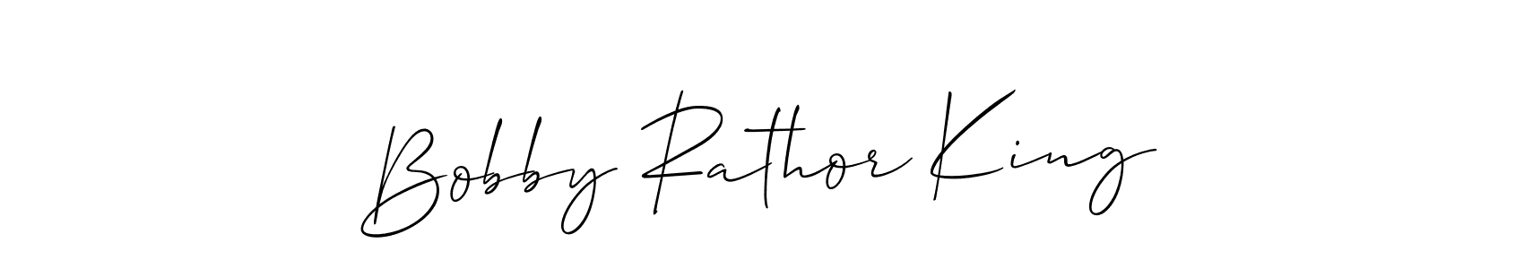 Make a beautiful signature design for name Bobby Rathor King. Use this online signature maker to create a handwritten signature for free. Bobby Rathor King signature style 2 images and pictures png