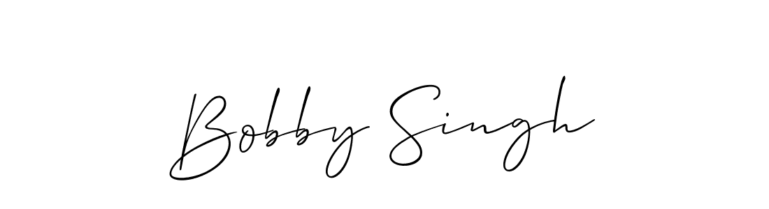 Also You can easily find your signature by using the search form. We will create Bobby Singh name handwritten signature images for you free of cost using Allison_Script sign style. Bobby Singh signature style 2 images and pictures png