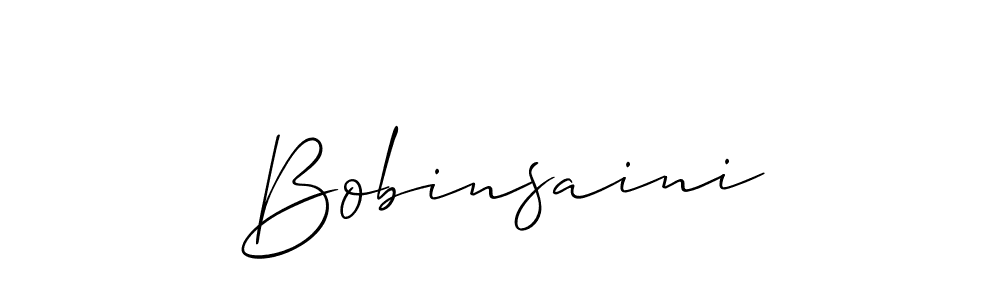 Make a short Bobinsaini signature style. Manage your documents anywhere anytime using Allison_Script. Create and add eSignatures, submit forms, share and send files easily. Bobinsaini signature style 2 images and pictures png