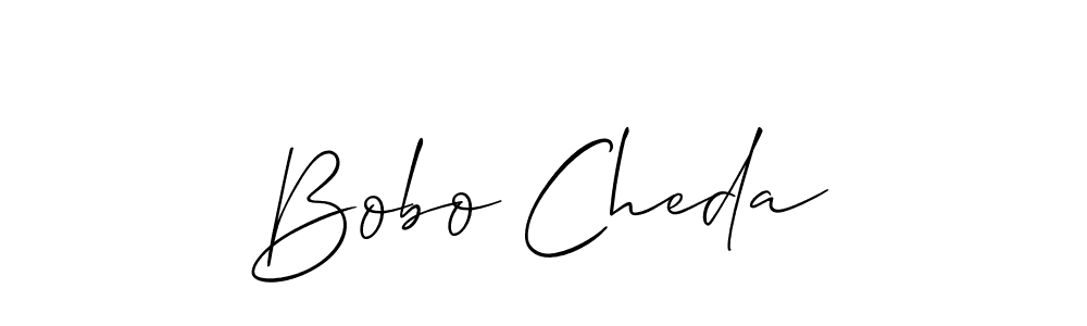 Make a beautiful signature design for name Bobo Cheda. Use this online signature maker to create a handwritten signature for free. Bobo Cheda signature style 2 images and pictures png