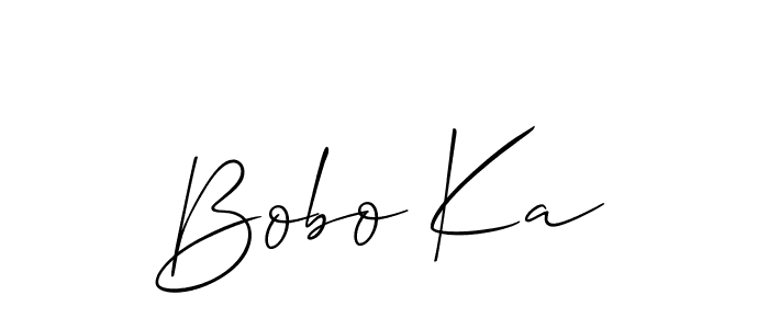 Also You can easily find your signature by using the search form. We will create Bobo Ka name handwritten signature images for you free of cost using Allison_Script sign style. Bobo Ka signature style 2 images and pictures png