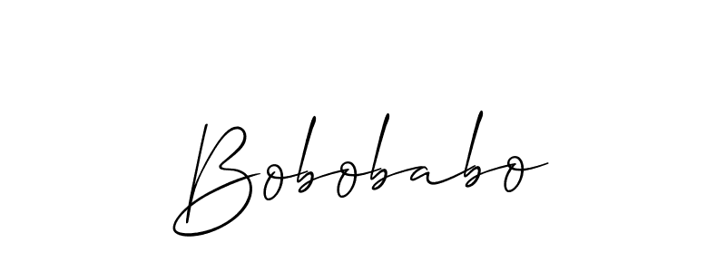 Also You can easily find your signature by using the search form. We will create Bobobabo name handwritten signature images for you free of cost using Allison_Script sign style. Bobobabo signature style 2 images and pictures png