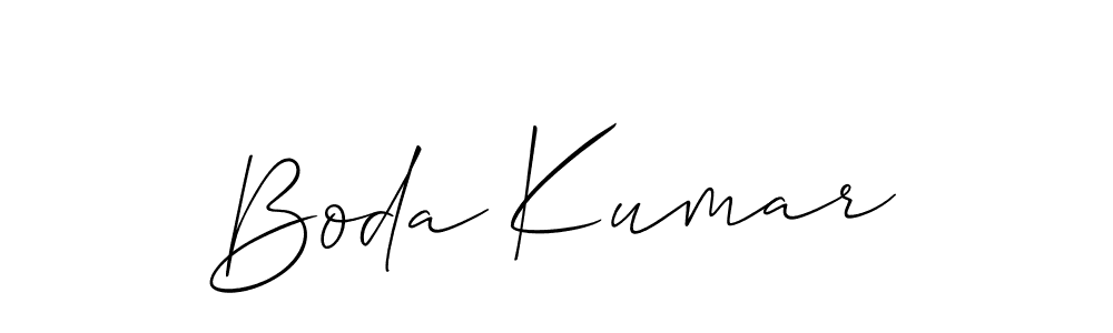 Best and Professional Signature Style for Boda Kumar. Allison_Script Best Signature Style Collection. Boda Kumar signature style 2 images and pictures png