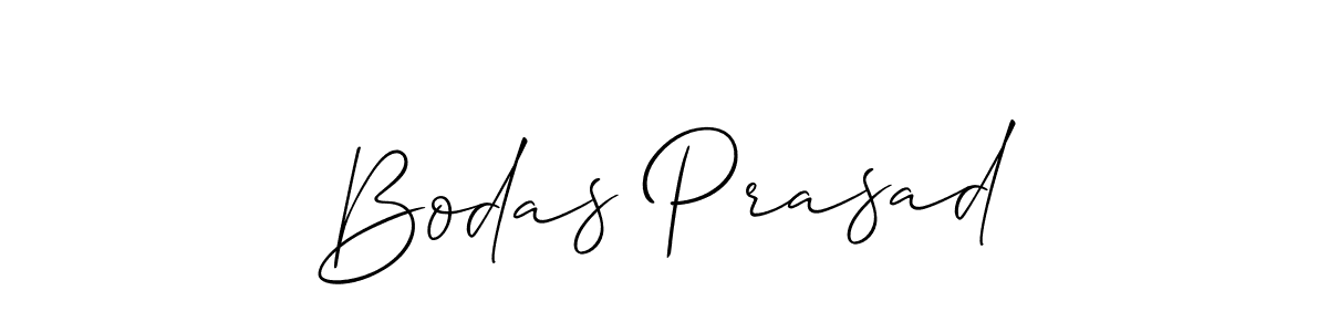 if you are searching for the best signature style for your name Bodas Prasad. so please give up your signature search. here we have designed multiple signature styles  using Allison_Script. Bodas Prasad signature style 2 images and pictures png