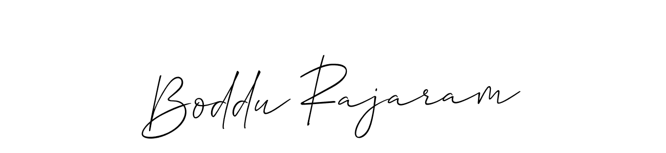 Allison_Script is a professional signature style that is perfect for those who want to add a touch of class to their signature. It is also a great choice for those who want to make their signature more unique. Get Boddu Rajaram name to fancy signature for free. Boddu Rajaram signature style 2 images and pictures png
