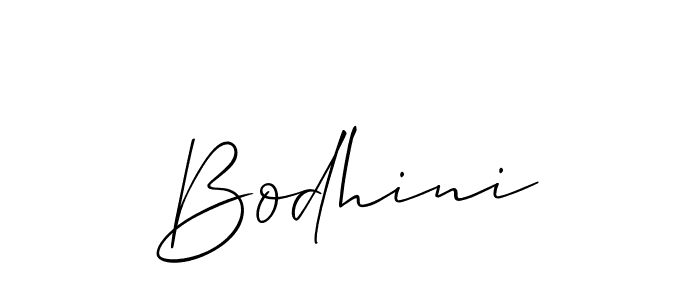 How to Draw Bodhini signature style? Allison_Script is a latest design signature styles for name Bodhini. Bodhini signature style 2 images and pictures png