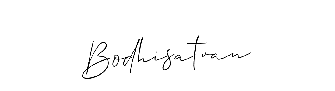 Also we have Bodhisatvan name is the best signature style. Create professional handwritten signature collection using Allison_Script autograph style. Bodhisatvan signature style 2 images and pictures png