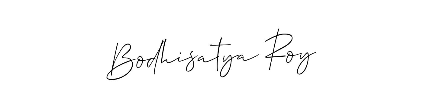 Also we have Bodhisatya Roy name is the best signature style. Create professional handwritten signature collection using Allison_Script autograph style. Bodhisatya Roy signature style 2 images and pictures png
