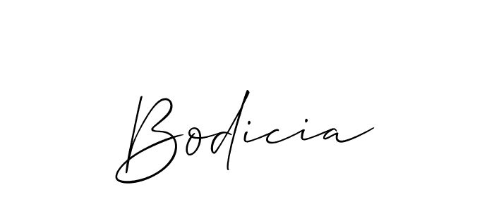 The best way (Allison_Script) to make a short signature is to pick only two or three words in your name. The name Bodicia include a total of six letters. For converting this name. Bodicia signature style 2 images and pictures png