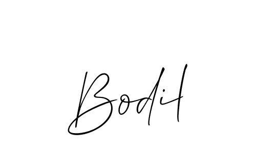 Best and Professional Signature Style for Bodil. Allison_Script Best Signature Style Collection. Bodil signature style 2 images and pictures png