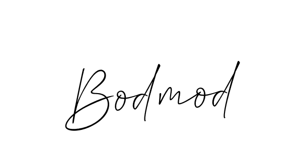 How to make Bodmod signature? Allison_Script is a professional autograph style. Create handwritten signature for Bodmod name. Bodmod signature style 2 images and pictures png