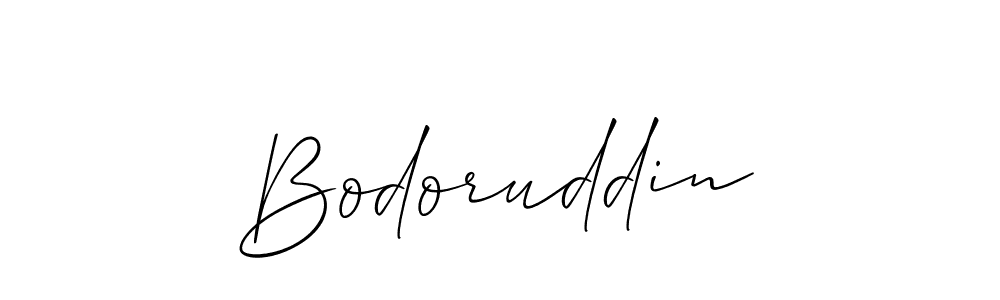 Make a short Bodoruddin signature style. Manage your documents anywhere anytime using Allison_Script. Create and add eSignatures, submit forms, share and send files easily. Bodoruddin signature style 2 images and pictures png