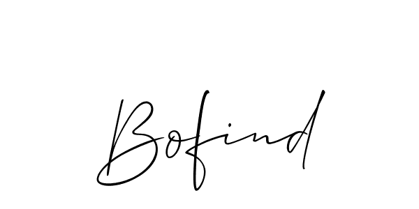 Also You can easily find your signature by using the search form. We will create Bofind name handwritten signature images for you free of cost using Allison_Script sign style. Bofind signature style 2 images and pictures png