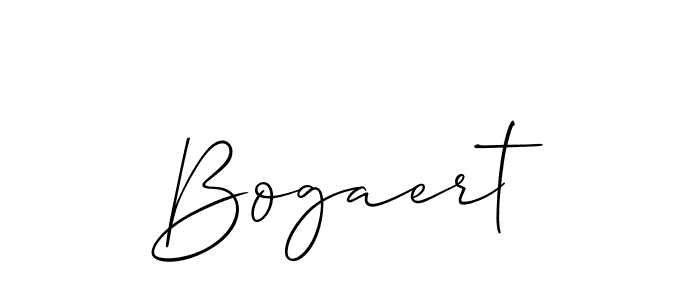 Bogaert stylish signature style. Best Handwritten Sign (Allison_Script) for my name. Handwritten Signature Collection Ideas for my name Bogaert. Bogaert signature style 2 images and pictures png