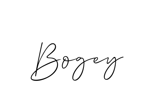 The best way (Allison_Script) to make a short signature is to pick only two or three words in your name. The name Bogey include a total of six letters. For converting this name. Bogey signature style 2 images and pictures png