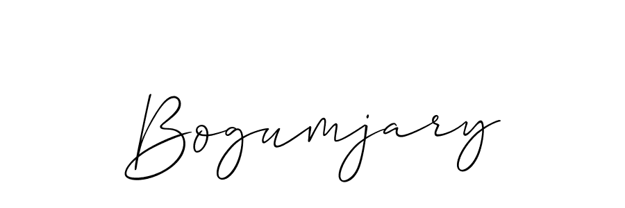 Bogumjary stylish signature style. Best Handwritten Sign (Allison_Script) for my name. Handwritten Signature Collection Ideas for my name Bogumjary. Bogumjary signature style 2 images and pictures png