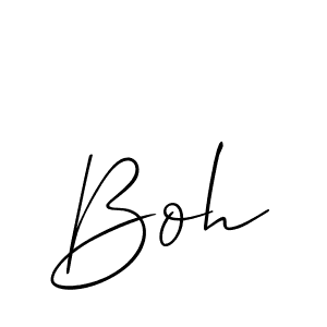 Make a beautiful signature design for name Boh. Use this online signature maker to create a handwritten signature for free. Boh signature style 2 images and pictures png