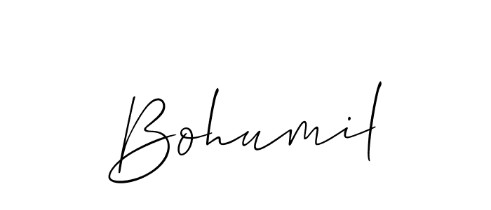 Make a beautiful signature design for name Bohumil. Use this online signature maker to create a handwritten signature for free. Bohumil signature style 2 images and pictures png