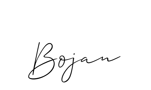 Make a beautiful signature design for name Bojan. With this signature (Allison_Script) style, you can create a handwritten signature for free. Bojan signature style 2 images and pictures png