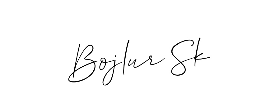 Create a beautiful signature design for name Bojlur Sk. With this signature (Allison_Script) fonts, you can make a handwritten signature for free. Bojlur Sk signature style 2 images and pictures png