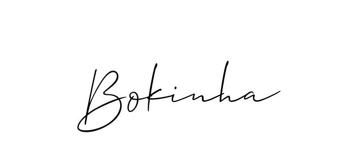 You can use this online signature creator to create a handwritten signature for the name Bokinha. This is the best online autograph maker. Bokinha signature style 2 images and pictures png