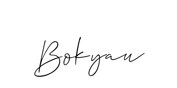 Make a short Bokyau signature style. Manage your documents anywhere anytime using Allison_Script. Create and add eSignatures, submit forms, share and send files easily. Bokyau signature style 2 images and pictures png