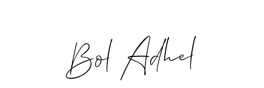 See photos of Bol Adhel official signature by Spectra . Check more albums & portfolios. Read reviews & check more about Allison_Script font. Bol Adhel signature style 2 images and pictures png