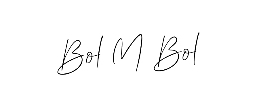 Also we have Bol M Bol name is the best signature style. Create professional handwritten signature collection using Allison_Script autograph style. Bol M Bol signature style 2 images and pictures png