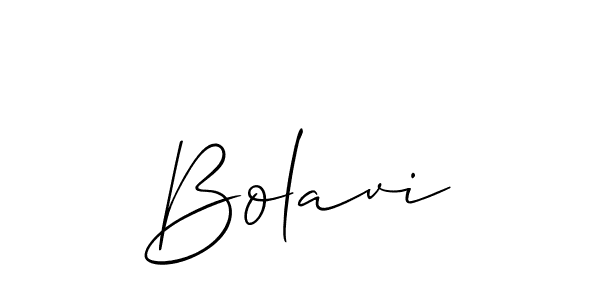 You should practise on your own different ways (Allison_Script) to write your name (Bolavi) in signature. don't let someone else do it for you. Bolavi signature style 2 images and pictures png