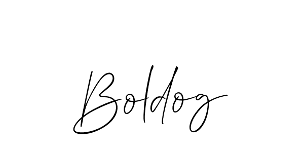 Use a signature maker to create a handwritten signature online. With this signature software, you can design (Allison_Script) your own signature for name Boldog. Boldog signature style 2 images and pictures png