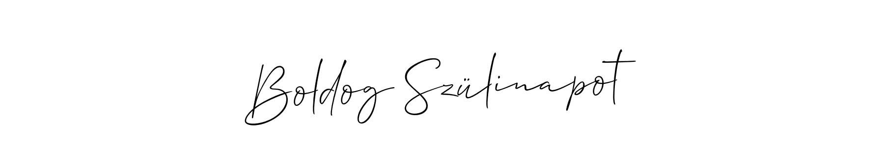 Make a beautiful signature design for name Boldog Szülinapot. Use this online signature maker to create a handwritten signature for free. Boldog Szülinapot signature style 2 images and pictures png