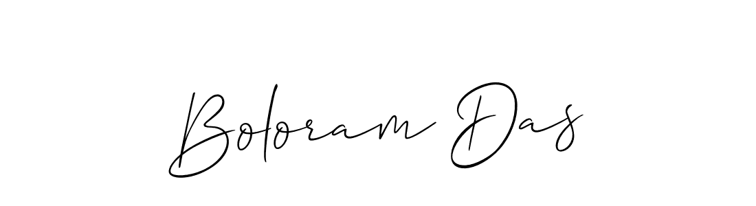 How to make Boloram Das name signature. Use Allison_Script style for creating short signs online. This is the latest handwritten sign. Boloram Das signature style 2 images and pictures png