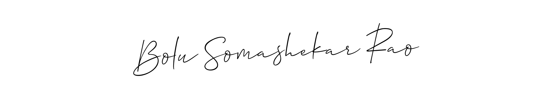 Best and Professional Signature Style for Bolu Somashekar Rao. Allison_Script Best Signature Style Collection. Bolu Somashekar Rao signature style 2 images and pictures png