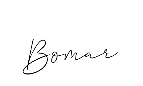 How to make Bomar name signature. Use Allison_Script style for creating short signs online. This is the latest handwritten sign. Bomar signature style 2 images and pictures png