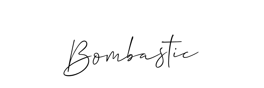 How to Draw Bombastic signature style? Allison_Script is a latest design signature styles for name Bombastic. Bombastic signature style 2 images and pictures png