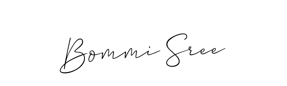 Once you've used our free online signature maker to create your best signature Allison_Script style, it's time to enjoy all of the benefits that Bommi Sree name signing documents. Bommi Sree signature style 2 images and pictures png