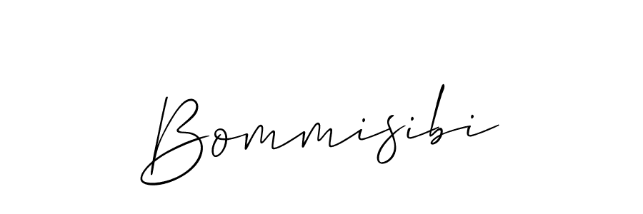 How to make Bommisibi name signature. Use Allison_Script style for creating short signs online. This is the latest handwritten sign. Bommisibi signature style 2 images and pictures png