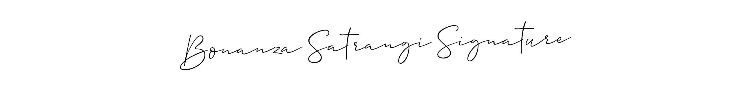 Bonanza Satrangi Signature stylish signature style. Best Handwritten Sign (Allison_Script) for my name. Handwritten Signature Collection Ideas for my name Bonanza Satrangi Signature. Bonanza Satrangi Signature signature style 2 images and pictures png