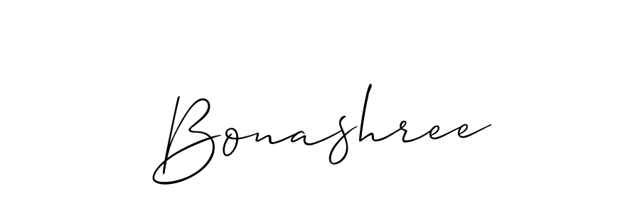 Also we have Bonashree name is the best signature style. Create professional handwritten signature collection using Allison_Script autograph style. Bonashree signature style 2 images and pictures png